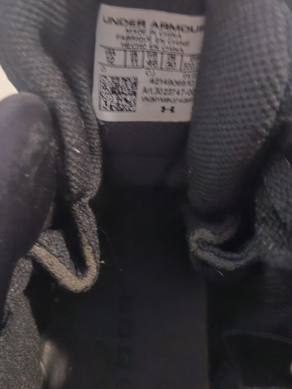 Under Armour, Micro G, Valsetz, 12d